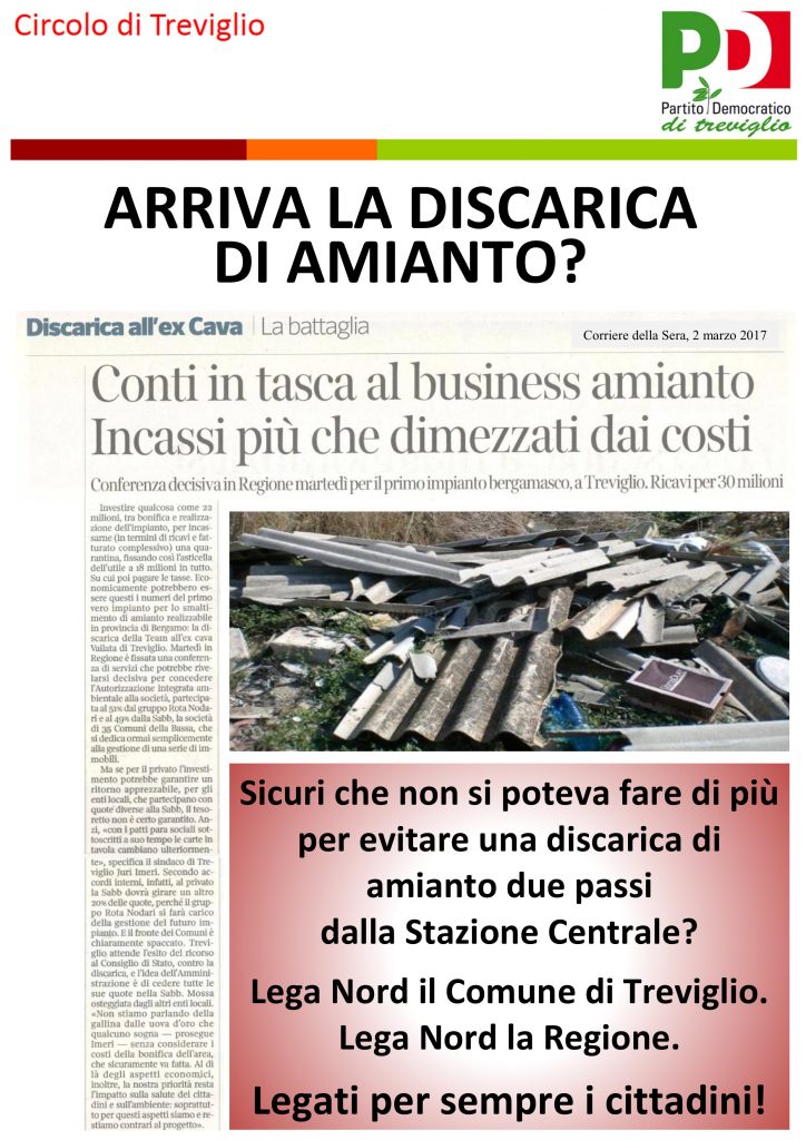 Discarica Amianto Treviglio